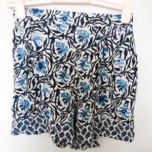 Blue and White shorts